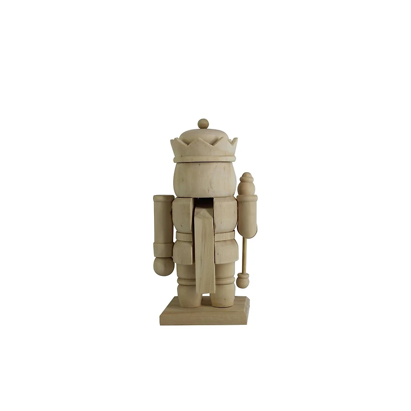 7" King with Scepter DIY Pinewood Nutcracker by Make Market®