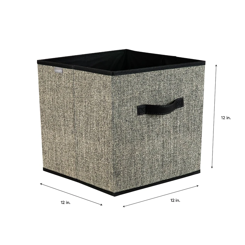 Simplify Black Collapsible Storage Cube