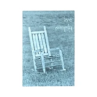 Lela & Ollie Live Simply Plaque with Easel