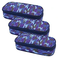 Teacher Created Resources Blue Camo Pencil Cases, 3ct.