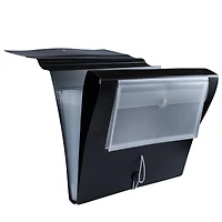 JAM Paper Black Portfolio with Elastic Closure