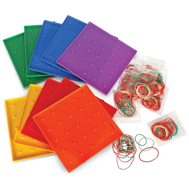 Learning Resources 7" Geoboards, 10ct.