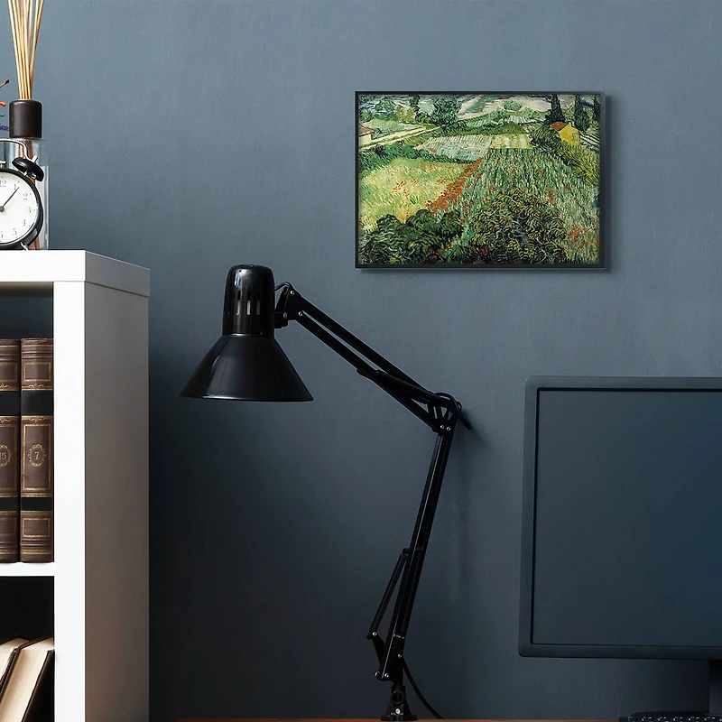 Stupell Industries Classic Van Gogh Field Painting Feld Mit Mohnblumen in Frame Wall Art