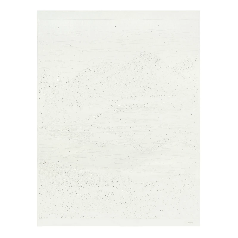 16" x 20" Poppies & Mountain Paint-by-Number Kit by Artist's Loft®