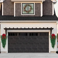 60" Green Pine Artificial Christmas Teardrop Swag