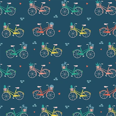 Camelot Fabrics Bicycle Cotton Fabric