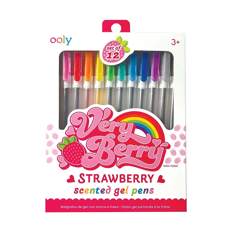 OOLY Very Berry 12-Piece Scented Gel Pen Set