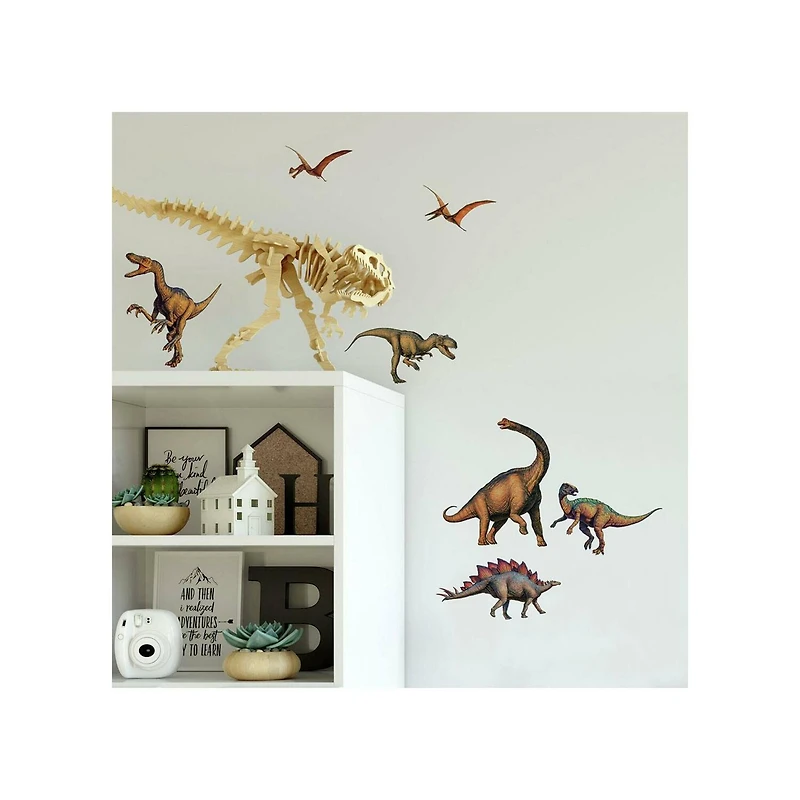 RoomMates Lifelike Dinosaurs Peel & Stick Wall Decals