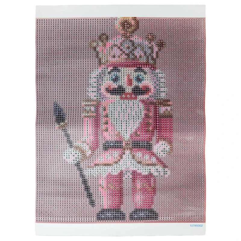 8" x 10" Pink Nutcracker Diamond Art Kit with Frame by Make Market®
