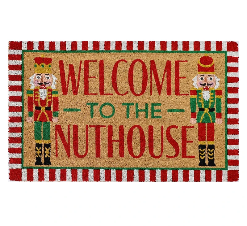 Welcome to the Nuthouse Doormat by Ashland®
