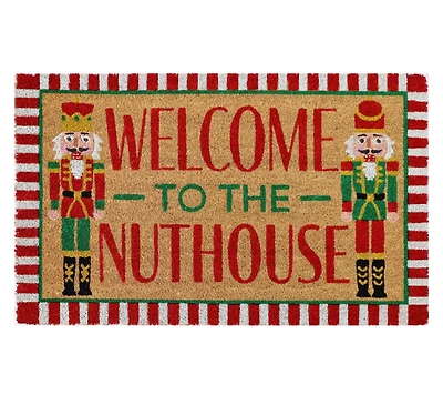 Welcome to the Nuthouse Doormat by Ashland®