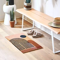 Hello Honey® Geometric Coir Doormat