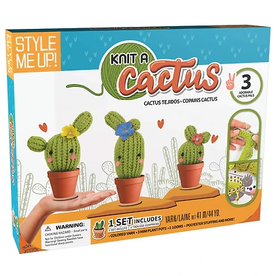 Style Me Up! Knit A Cactus Activity Kit