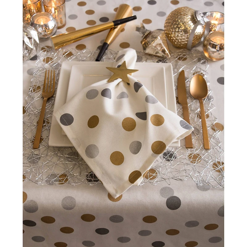 DII® 52" Metallic Confetti Tablecloth