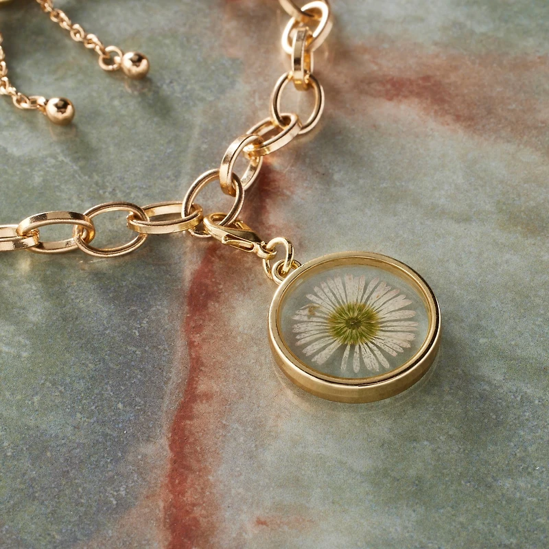 Press Flower Charm by Bead Landing™