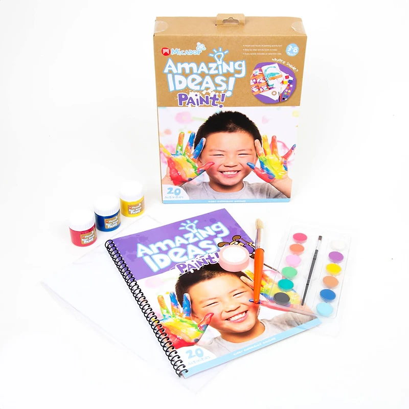 6 Pack: Micador Jr. Amazing Ideas Paint Activity Pack