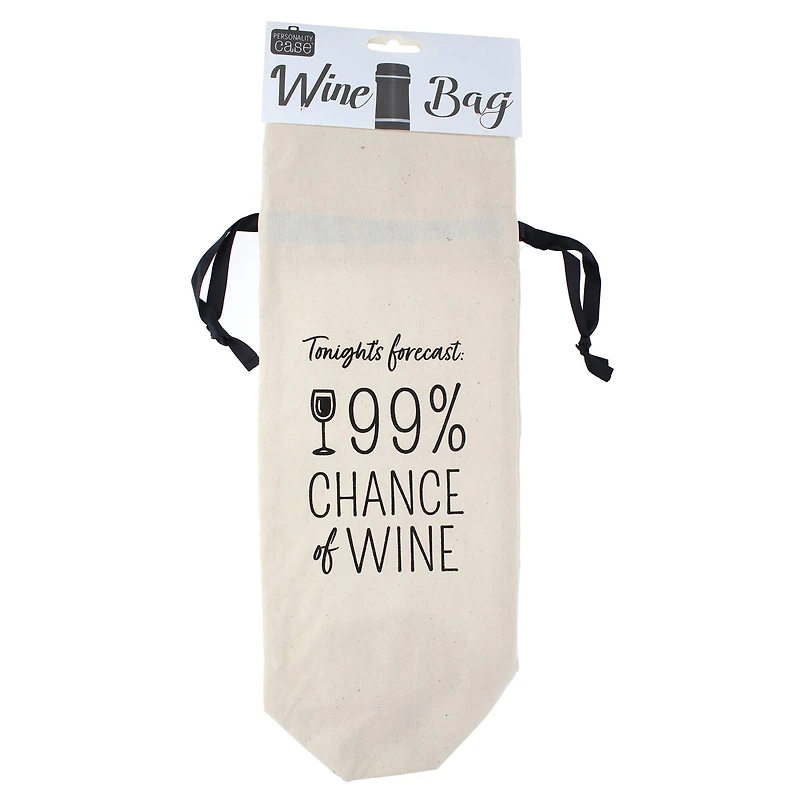 Personality Case™ Forecast Canvas Wine Bag