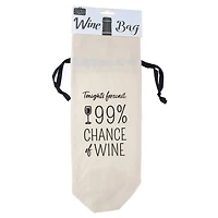 Personality Case™ Forecast Canvas Wine Bag