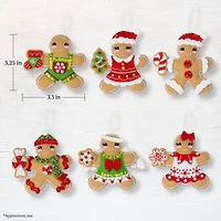 Bucilla® Dressed-Up Gingerbread Felt Ornament Kit
