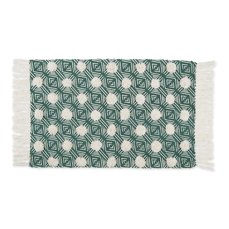 DII® Diamond Textured Hand-Loomed Shag Rug