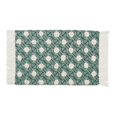 DII® Diamond Textured Hand-Loomed Shag Rug