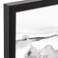 Tree Landscape 12" x 12" Black Framed Canvas