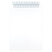 JAM Paper White Open End Catalog Envelopes with Peel & Seal Closure