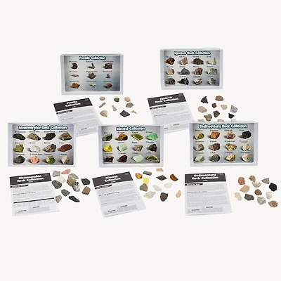 Educational Insights Complete Rock, Mineral & Fossil Set