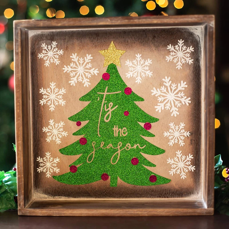 Silhouette® White Glitter Sticker Sheets, 8ct.