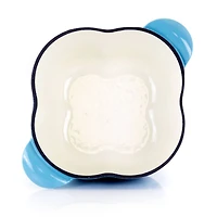 MegaChef 3qt. Blue Pepper Shaped Enameled Cast Iron Casserole