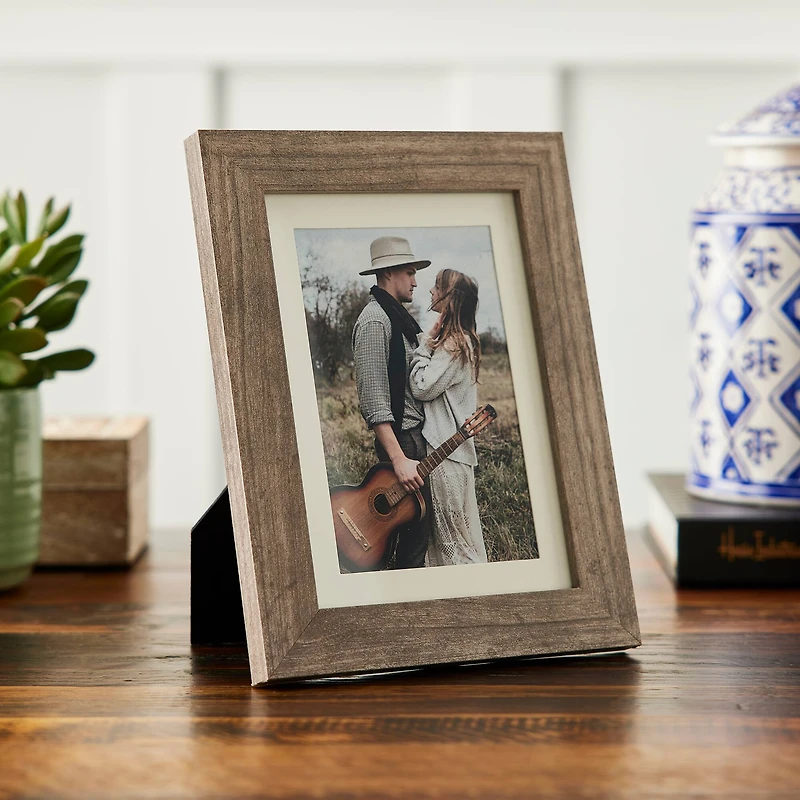 Simply Essentials™ Griege Frame with Mat by Studio Décor