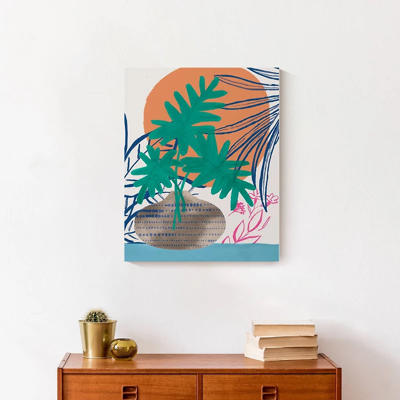 Tropcail Still Life 16" x 20" Canvas Wall Art