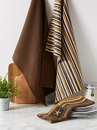 DII® Star Applique Dish Towel Set