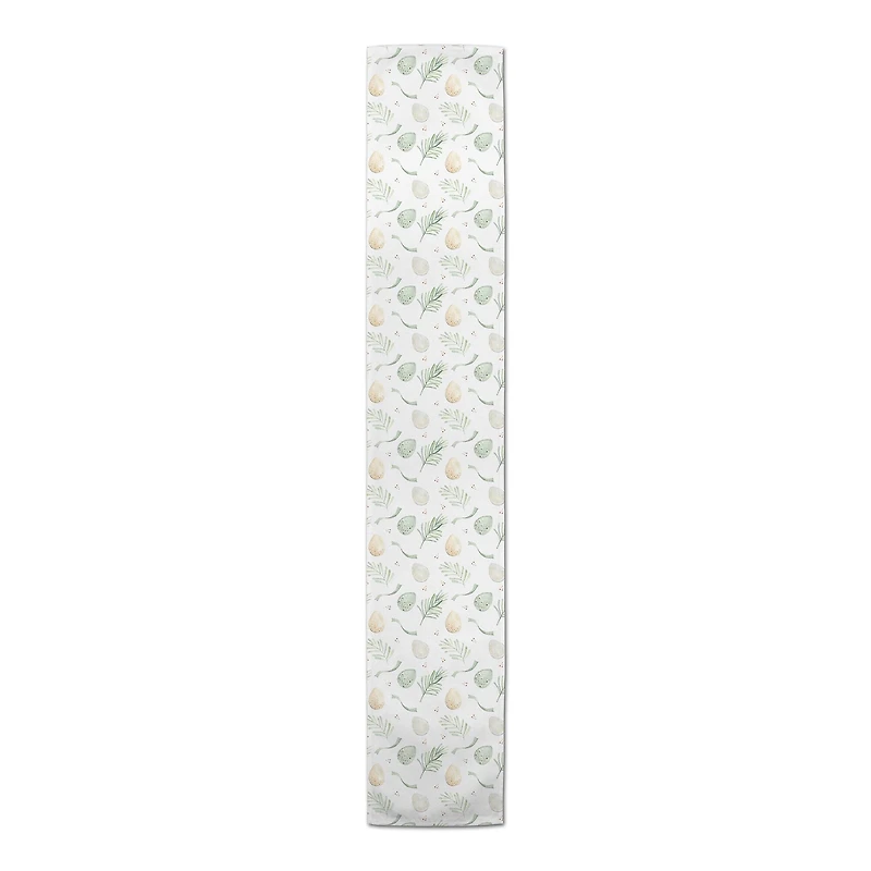 Easter Eggs And Ribbons 5 16" x 90" Poly Twill Table Runner