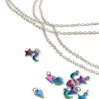 Oil Slick Shapes Charm Set by Bead Landing™
