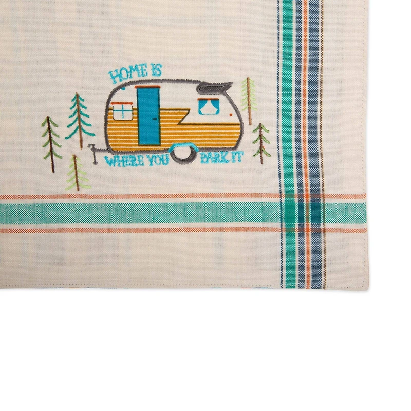 DII® Camper Embellished Placemat Set, 4ct.