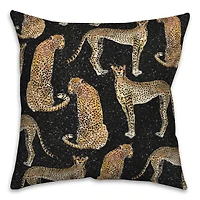 Cheetahs Indoor/Outdoor Throw Pillow