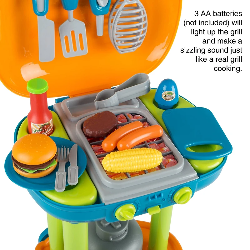 Toy Time Pretend Play BBQ Grill Toy Set