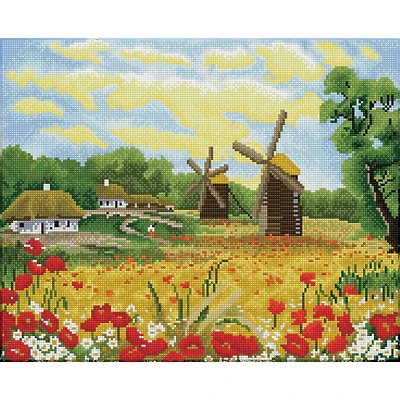 Diamond Dotz® Intermediate Windmill Days Diamond Painting Kit