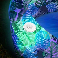 PoolCandy 60" Illuminated Tropical Palms Sunning Pool with Bluetooth