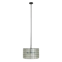 Hello Honey® Emma Capiz Black Finish Pendant Lamp