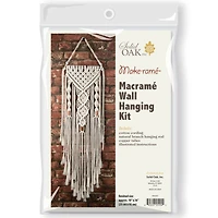 Solid Oak Make-Rame™ Double Twist Macramé Wall Hanging Kit