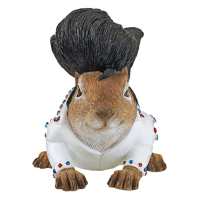 Design Toscano 7" Elmer the Rock and Roll Squirrel Garden Statue