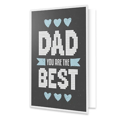 Diamond Dotz® Best Dad Diamond Painting Greeting Card Kit