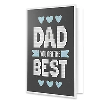 Diamond Dotz® Best Dad Diamond Painting Greeting Card Kit