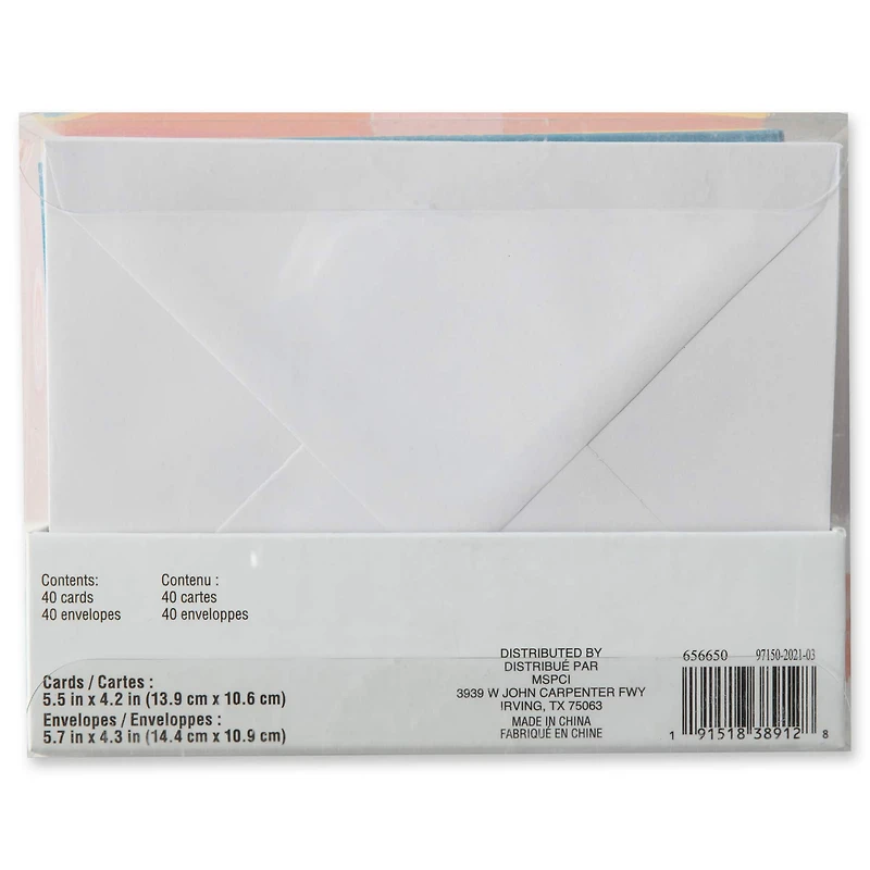 Thank You Cards & Envelopes by Recollections™, 5.5" x 4.2"