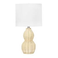 Hello Honey® Gourd Shaped Rattan Table Lamp