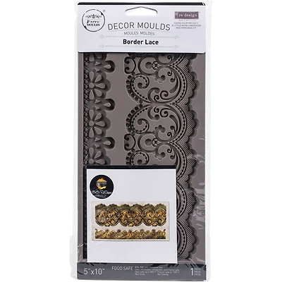Redesign with Prima® Decor Mould® Border Lace Silicone Mold