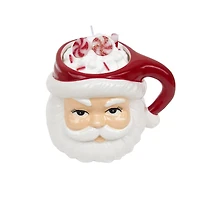 Mint Peppermint Latte Scented Santa Mug Candle by Ashland®