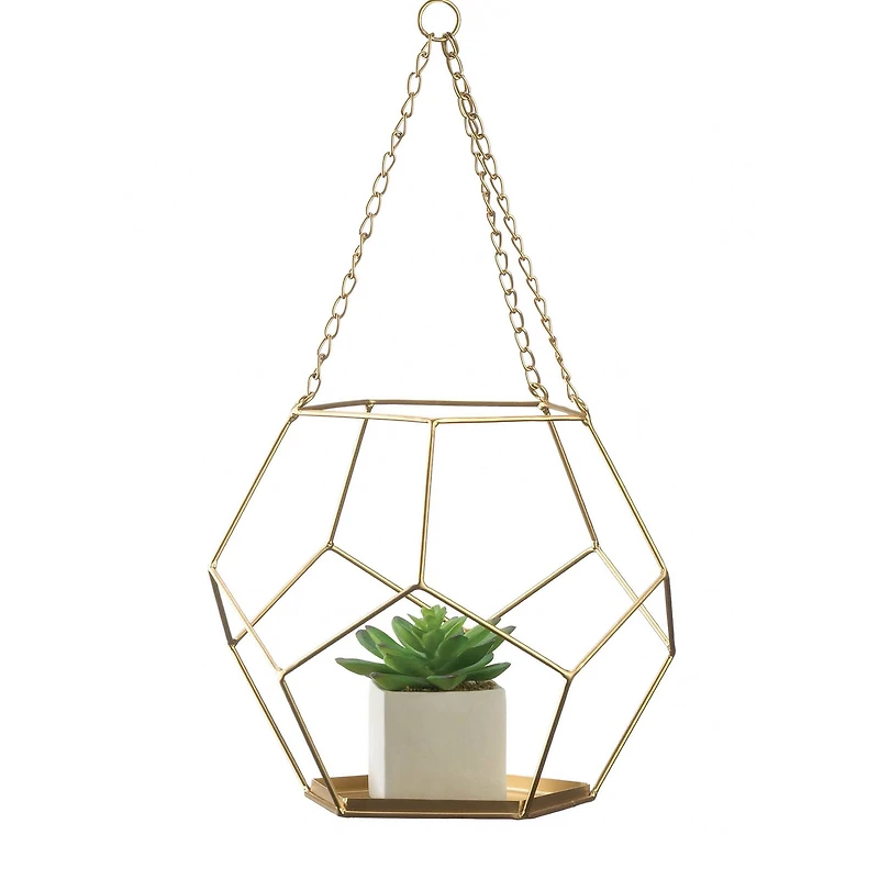 9" Hanging Geometric Plant Holder